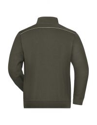 Mens Workwear Sweat Jacket Solid